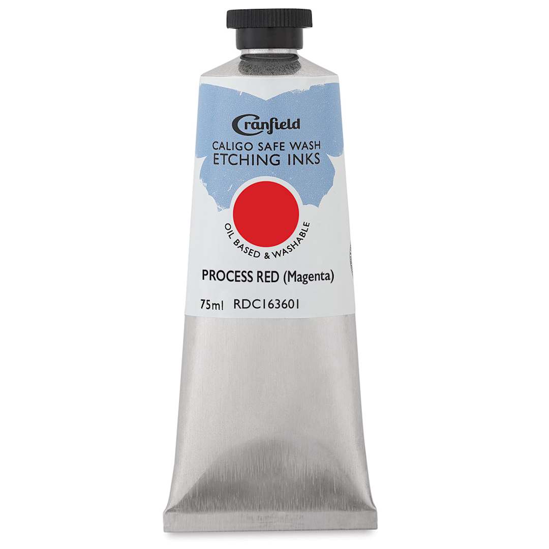 Open in modal - Cranfield Caligo Safe Wash Etching Ink - Process Red (Magenta), 75 ml Tube