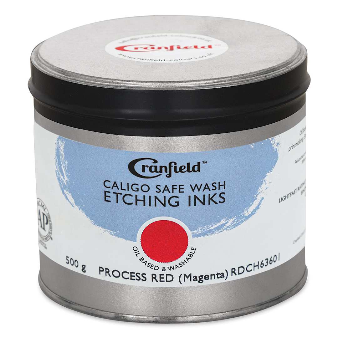 Open in modal - Cranfield Caligo Safe Wash Etching Ink - Process Red (Magenta), 500 g Can - front