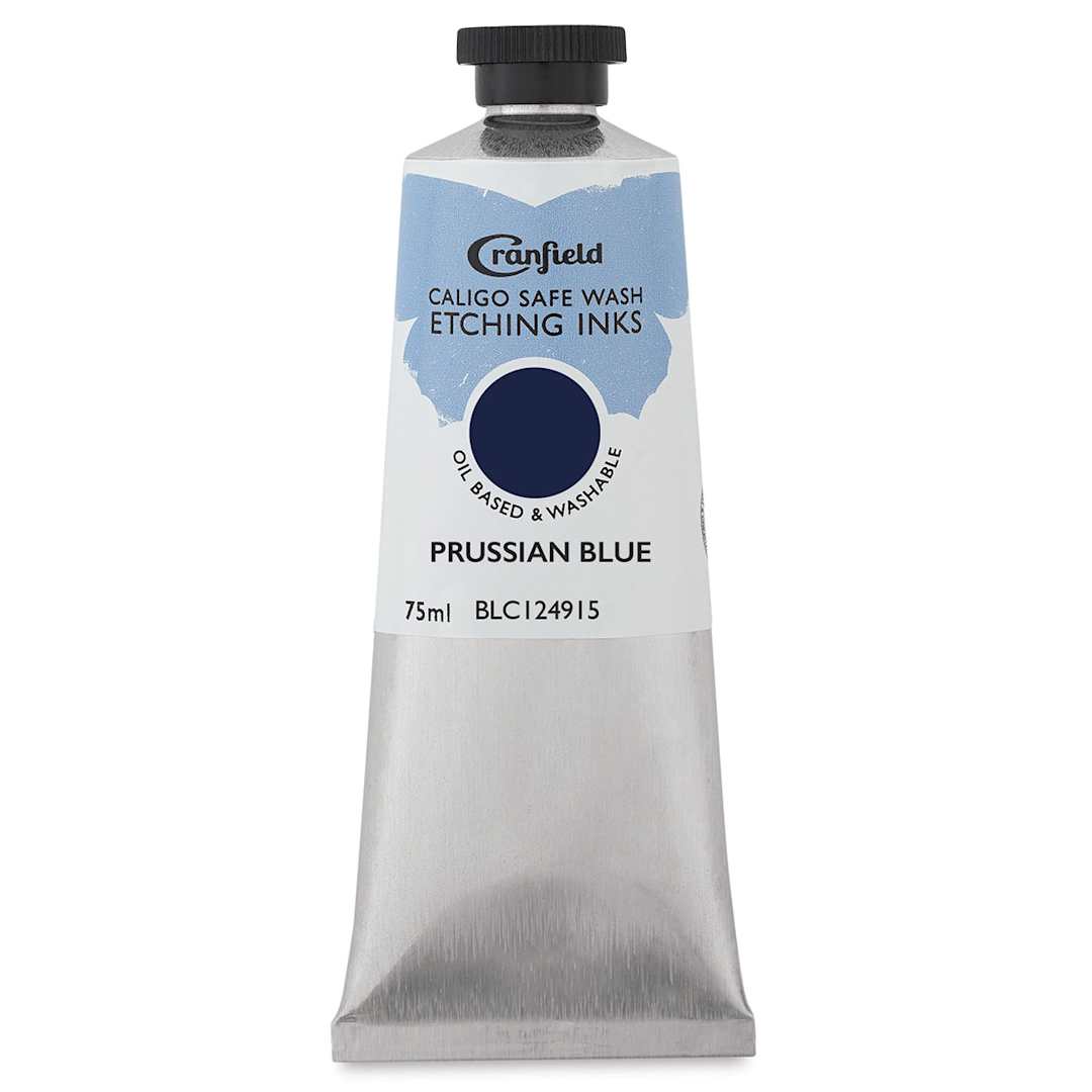 Open in modal - Cranfield Caligo Safe Wash Etching Ink - Prussian Blue, 75 ml Tube