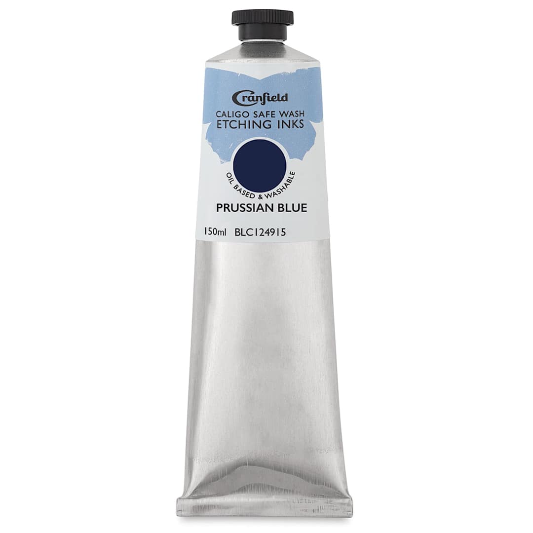 Open in modal - Cranfield Caligo Safe Wash Etching Ink - Prussian Blue, 150 ml Tube