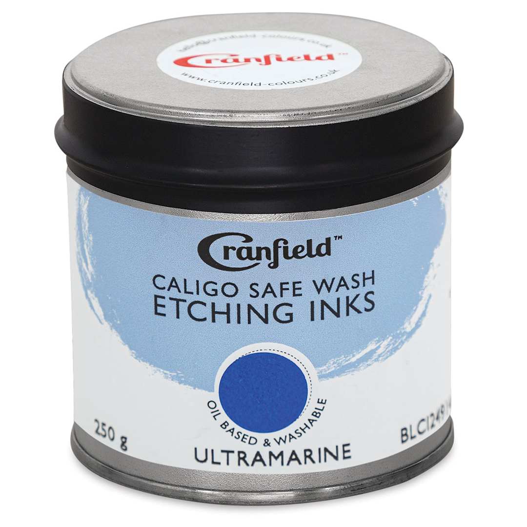 Open in modal - Cranfield Caligo Safe Wash Etching Ink - Ultramarine, 250 g Can - front