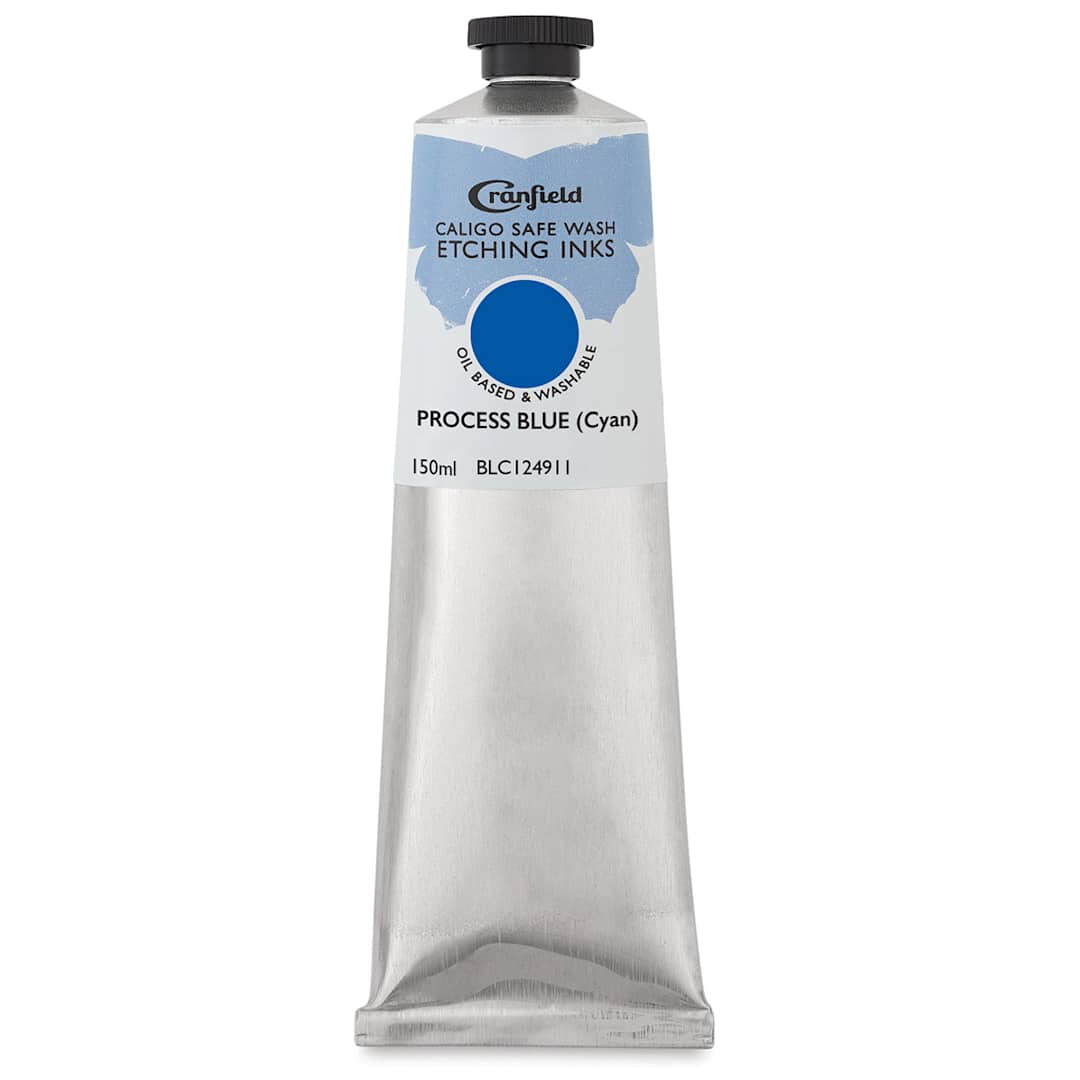 Open in modal - Cranfield Caligo Safe Wash Etching Ink - Process Blue (Cyan), 150 ml Tube