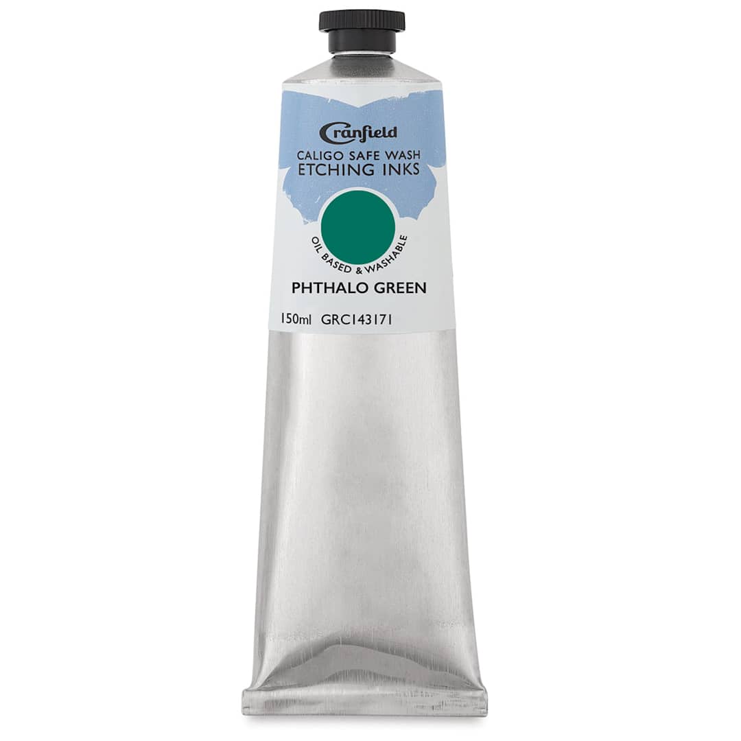 Open in modal - Cranfield Caligo Safe Wash Etching Ink - Phthalo Green, 150 ml Tube