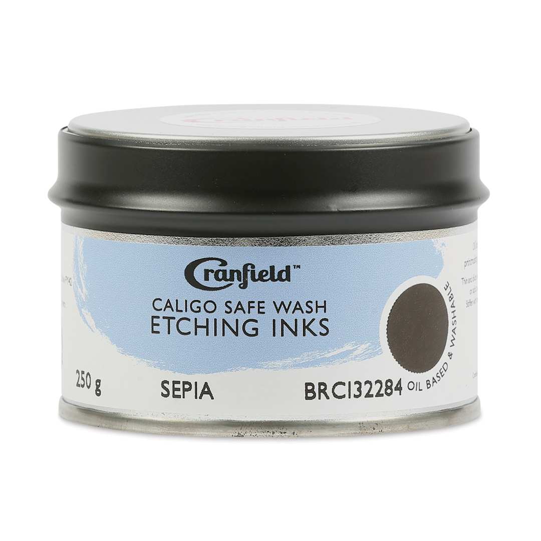 Open in modal - Cranfield Caligo Safe Wash Etching Ink - Sepia (Hue), 250 g Can (Front)