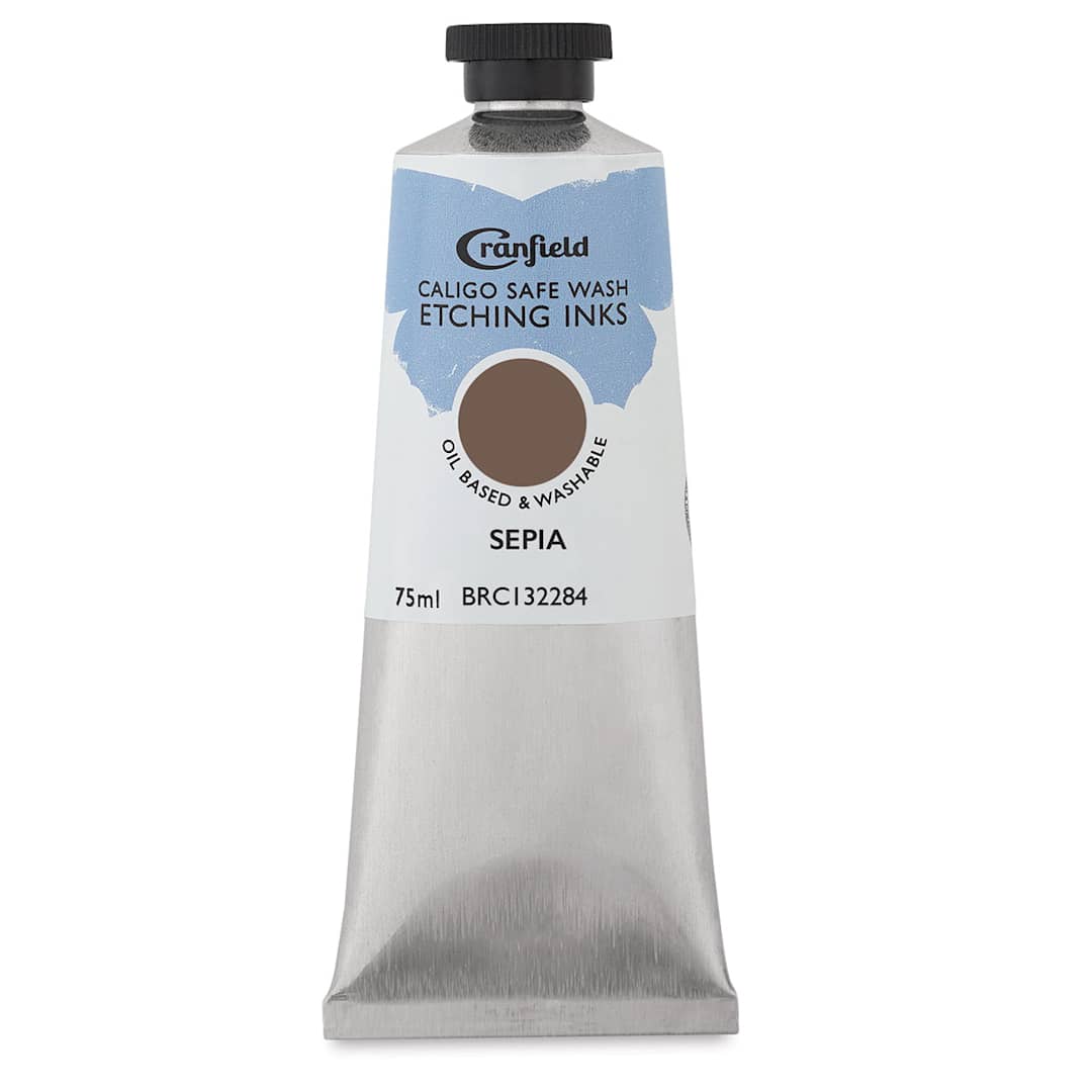 Open in modal - Cranfield Caligo Safe Wash Etching Ink - Sepia (Hue), 75 ml Tube