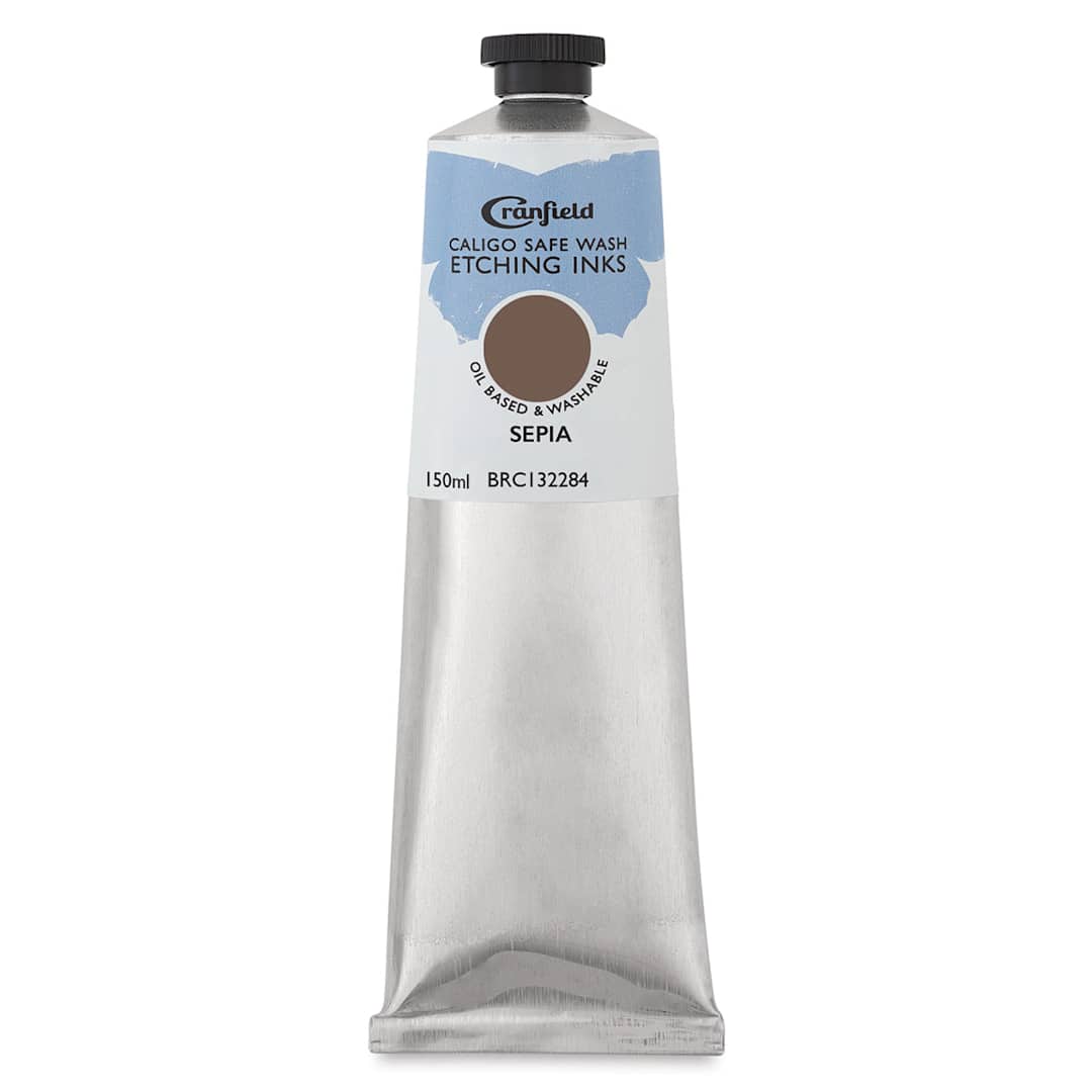 Open in modal - Cranfield Caligo Safe Wash Etching Ink - Sepia (Hue), 150 ml Tube