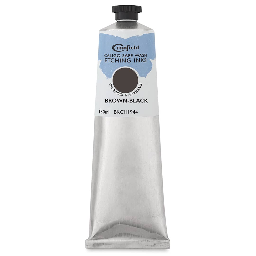 Open in modal - Cranfield Caligo Safe Wash Etching Ink - Brown Black, 150 ml Tube
