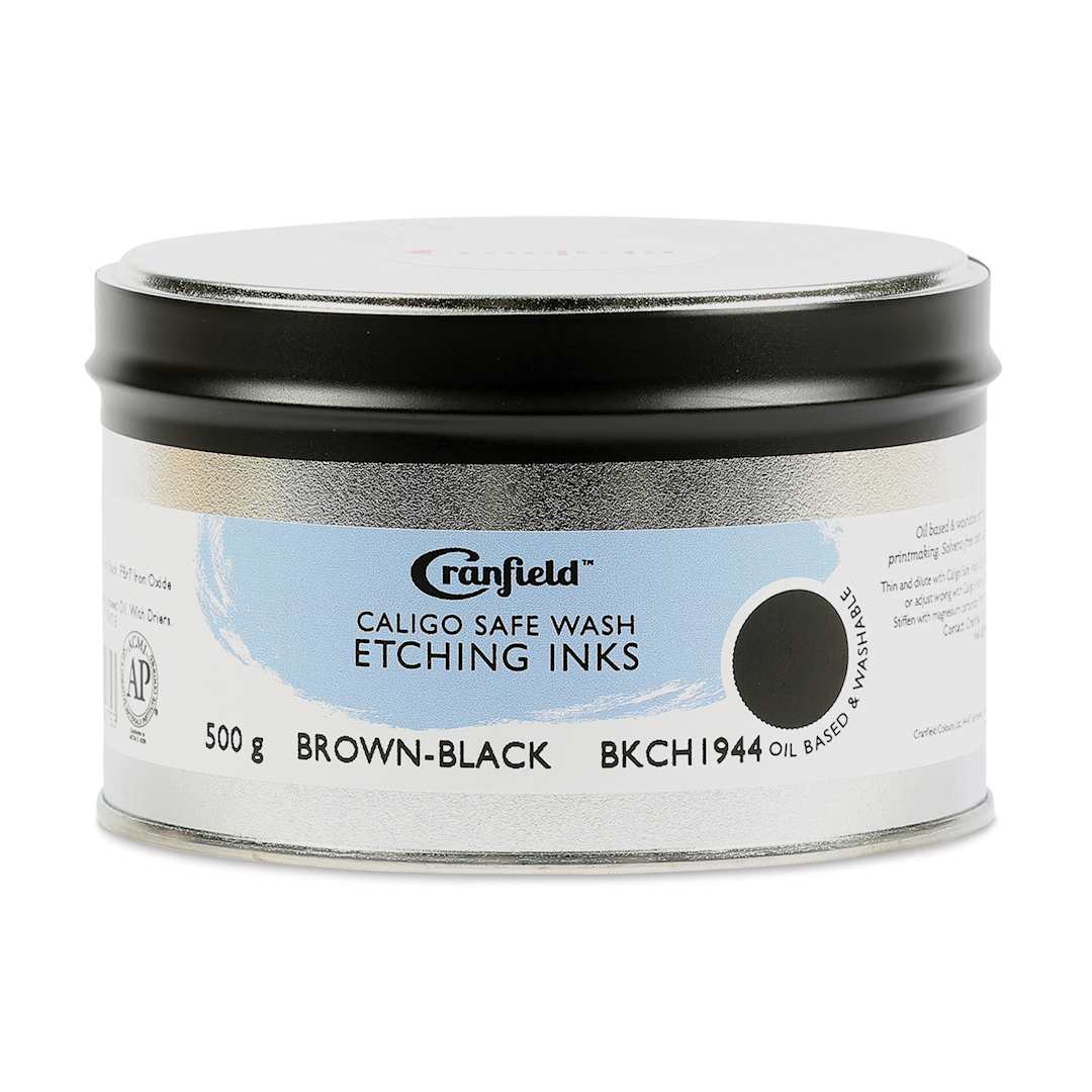 Open in modal - Cranfield Caligo Safe Wash Etching Ink - Brown Black, 500 g Can