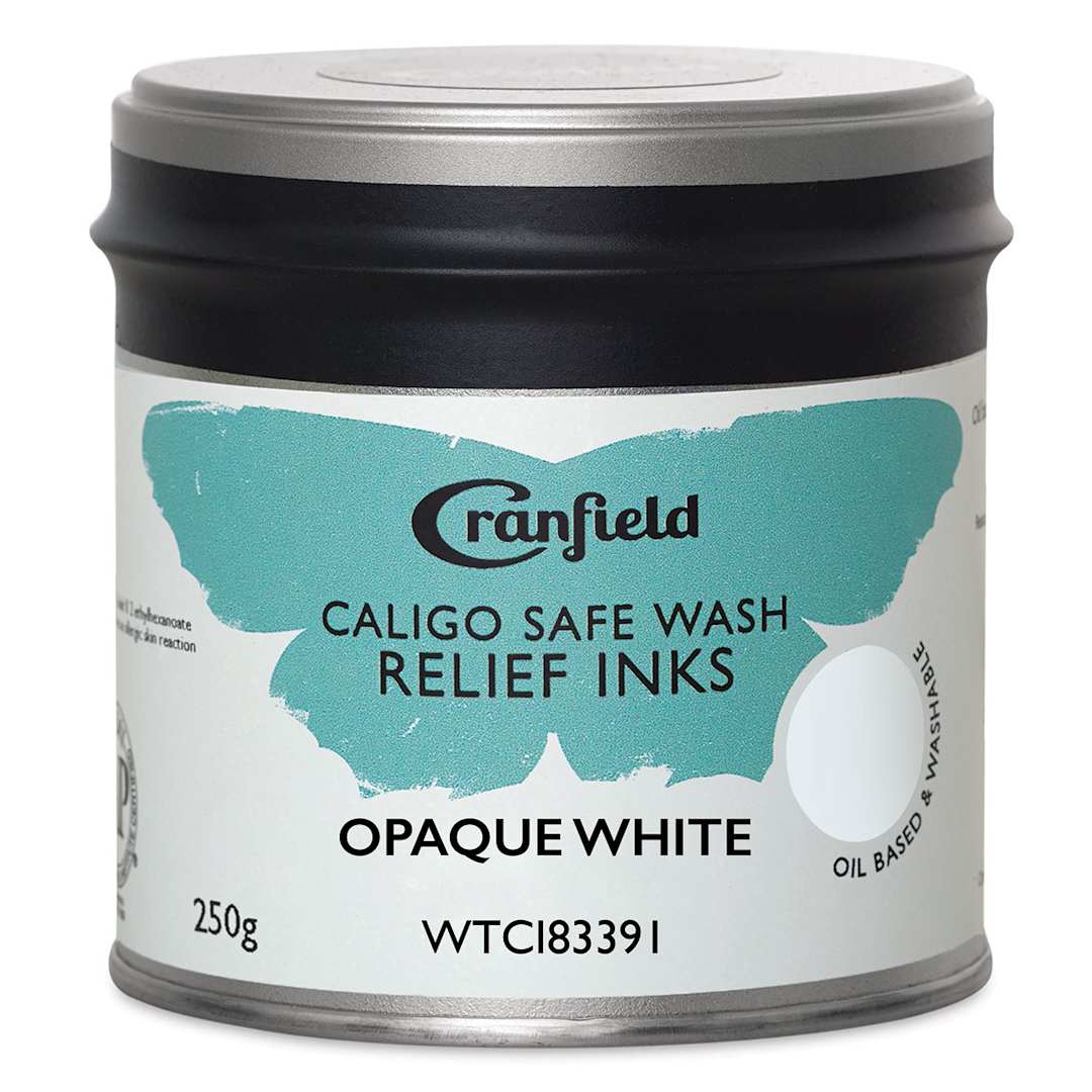 Open in modal - Cranfield Caligo Safe Wash Relief Ink - Opaque White, 250 g