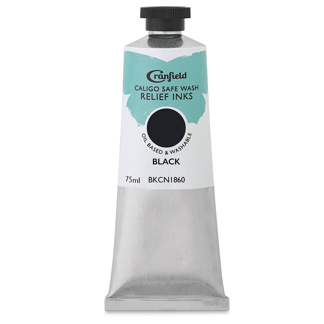 Open in modal - Cranfield Caligo Safe Wash Relief Ink - Black, 75 ml