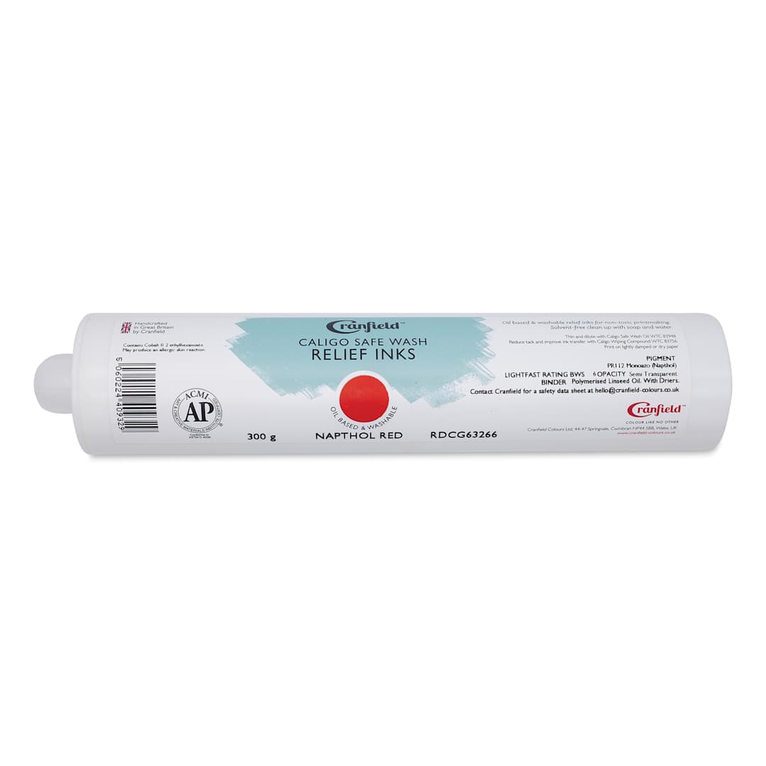 Open in modal - Cranfield Caligo Safe Wash Relief Ink Cartridge - Napthol Red, 300 g