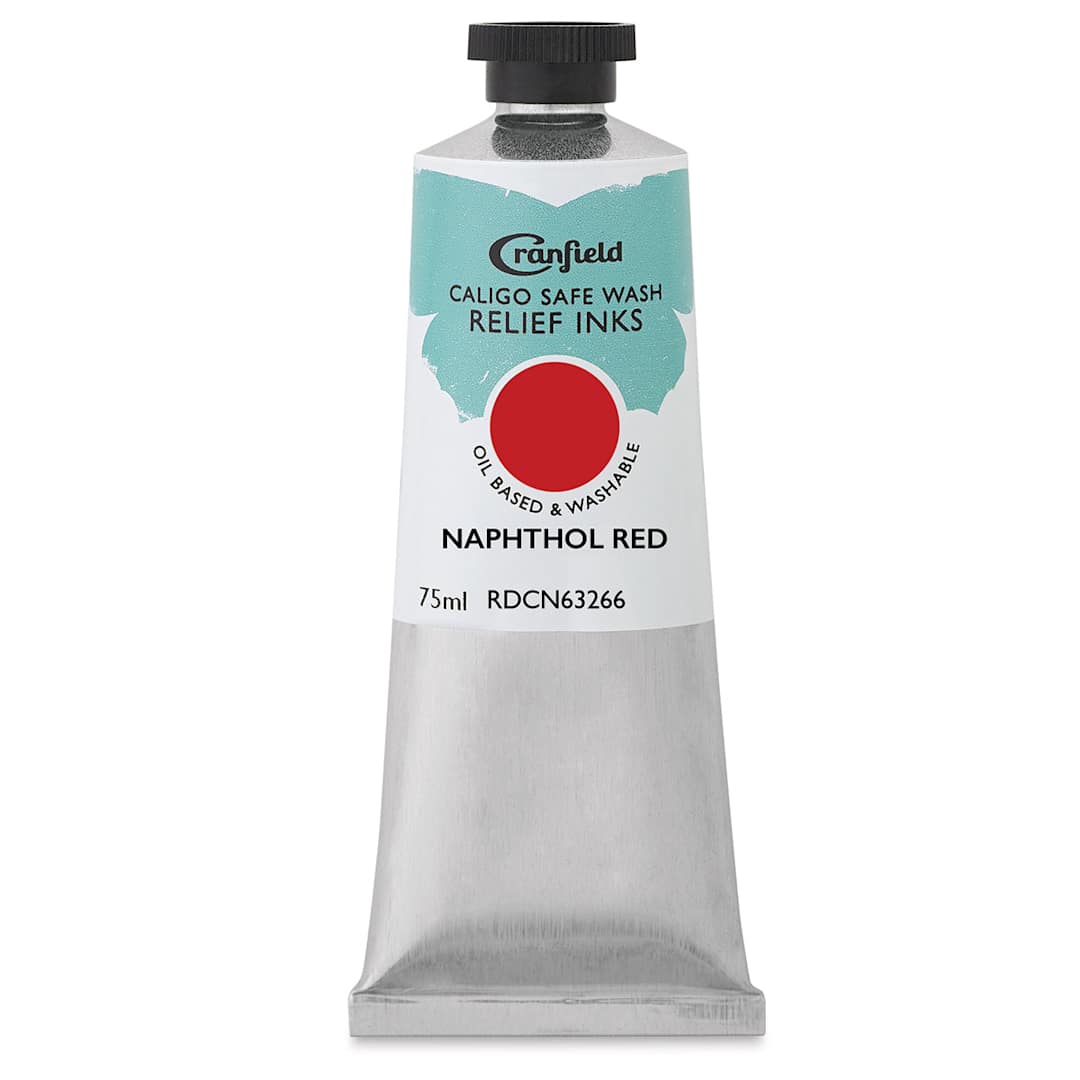 Open in modal - Cranfield Caligo Safe Wash Relief Ink - Naphthol Red, 75 ml