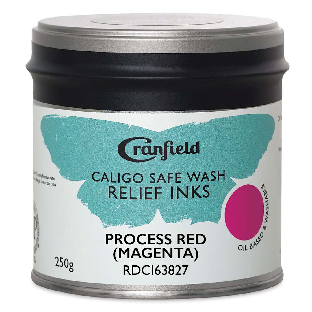 Open in modal - Cranfield Caligo Safe Wash Relief Ink - Process Red (Magenta), 250 g