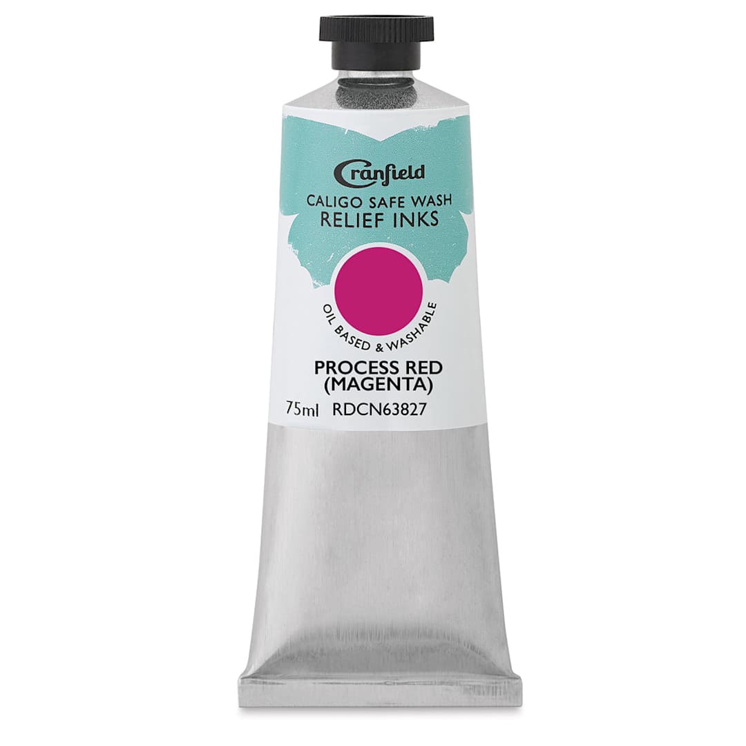 Open in modal - Cranfield Caligo Safe Wash Relief Ink - Process Red (Magenta), 75 ml