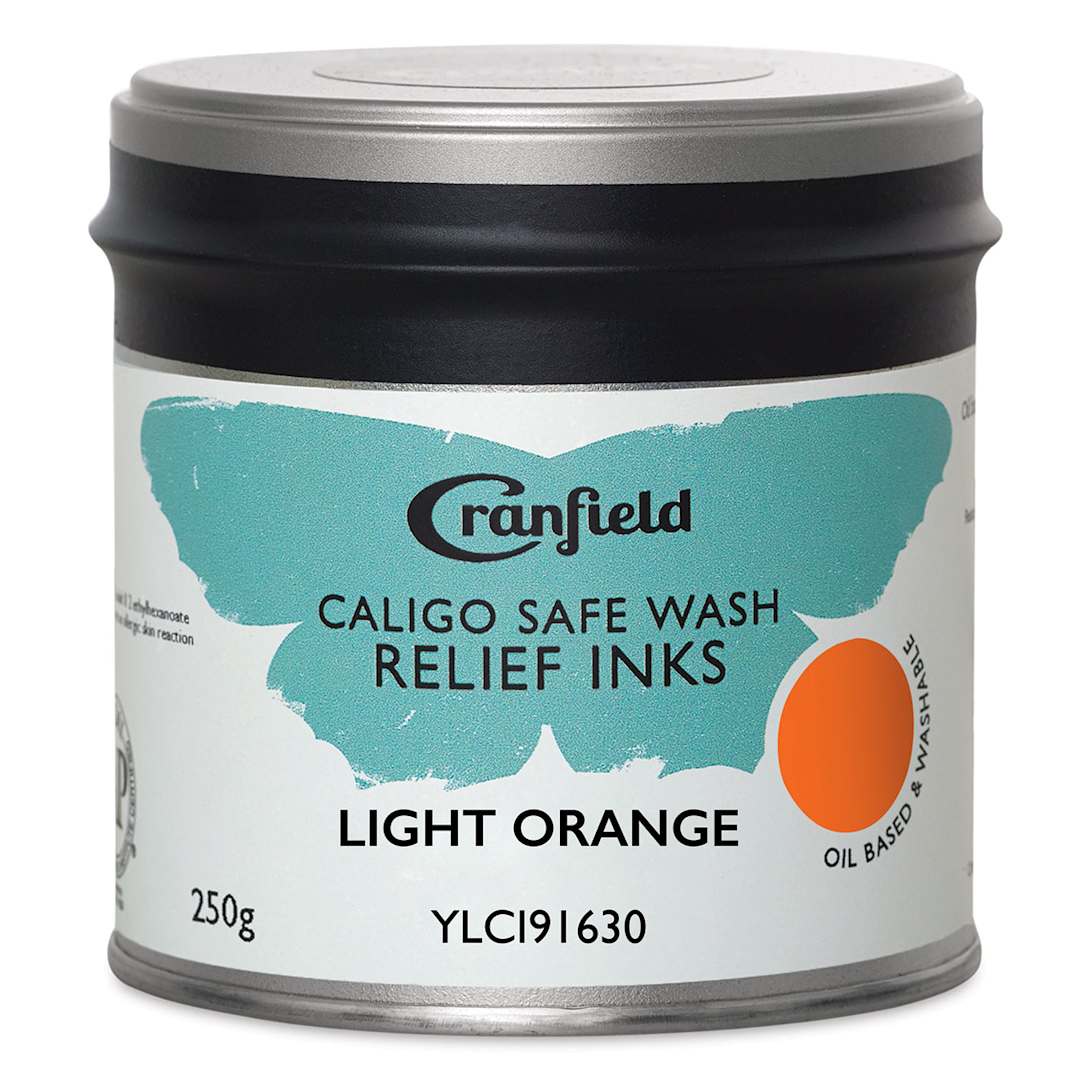 Open in modal - Cranfield Caligo Safe Wash Relief Ink - Light Orange, 250 g