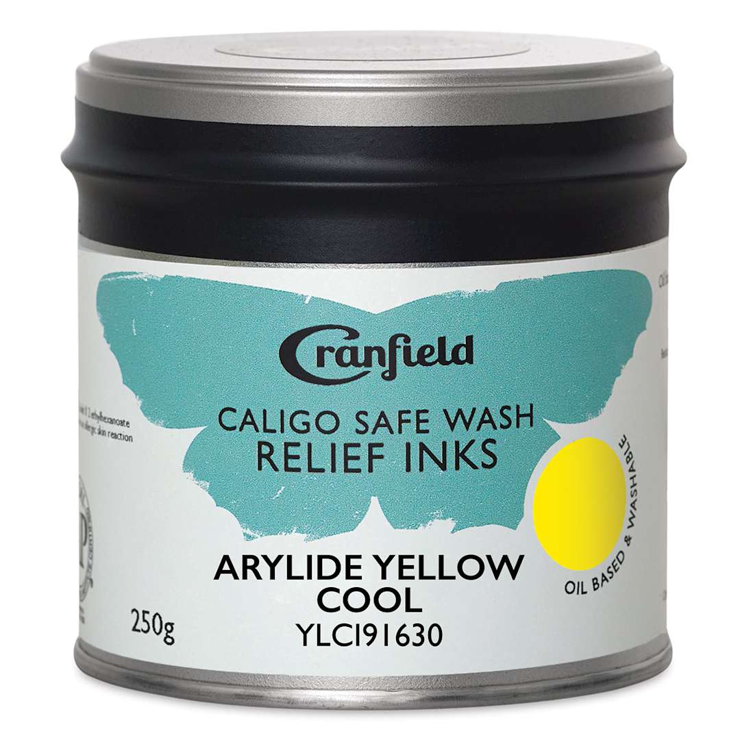 Open in modal - Cranfield Caligo Safe Wash Relief Ink - Arylide Yellow Cool, 250 g
