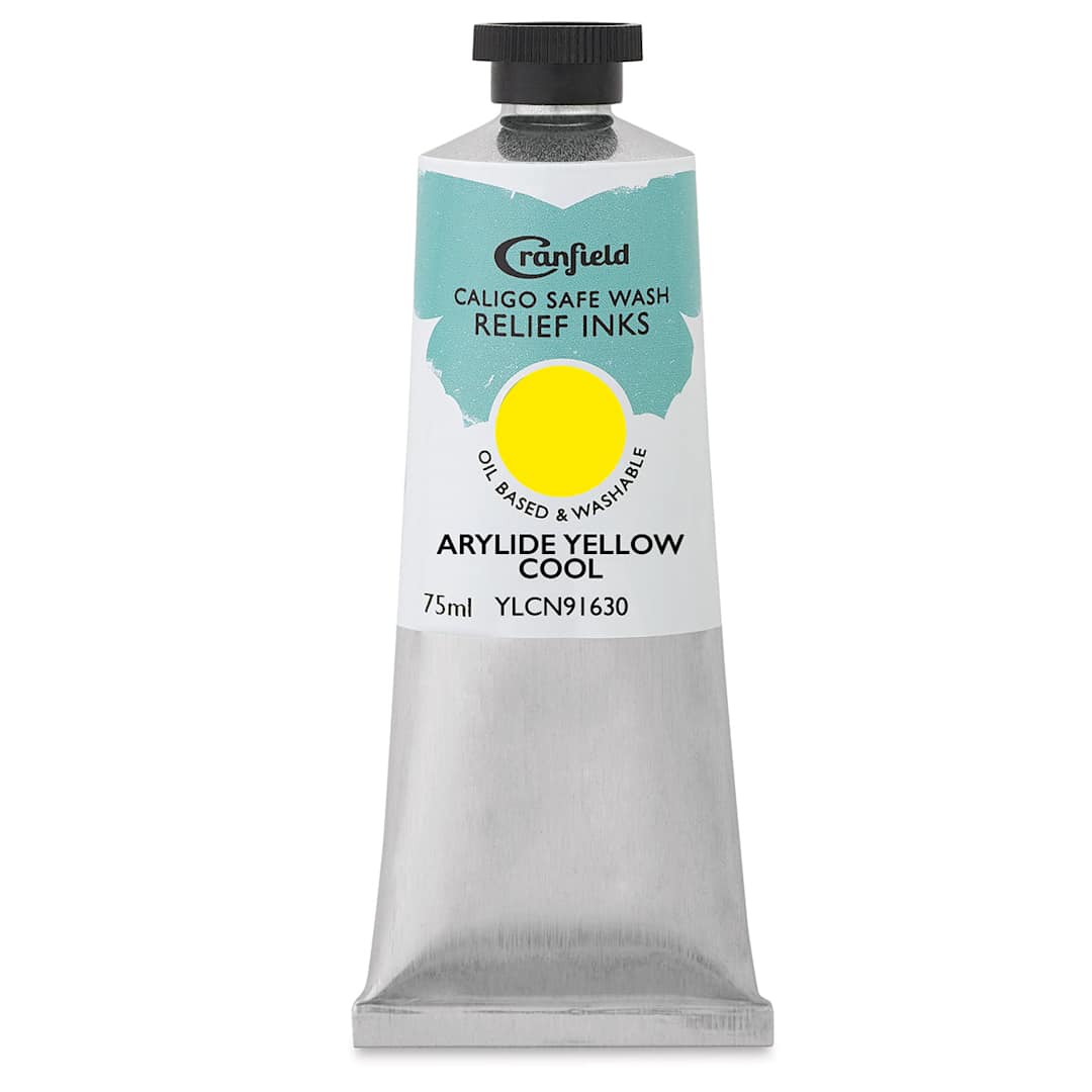 Open in modal - Cranfield Caligo Safe Wash Relief Ink - Arylide Yellow Cool, 75 ml