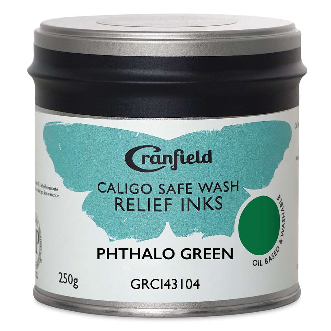 Open in modal - Cranfield Caligo Safe Wash Relief Ink - Phthalo Green, 250 g