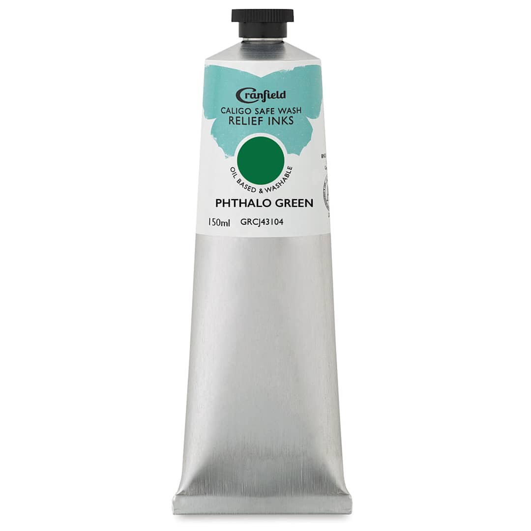Open in modal - Cranfield Caligo Safe Wash Relief Ink - Phthalo Green, 150 ml