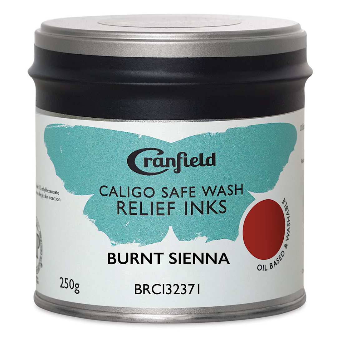 Open in modal - Cranfield Caligo Safe Wash Relief Ink - Burnt Sienna Hue, 250 g