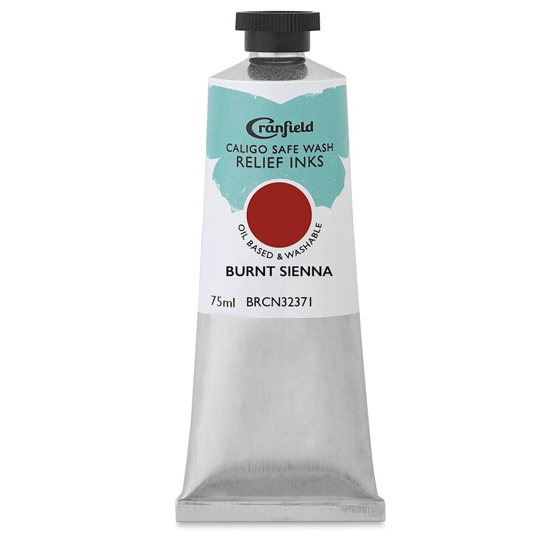 Open in modal - Cranfield Caligo Safe Wash Relief Ink - Burnt Sienna Hue, 75 ml