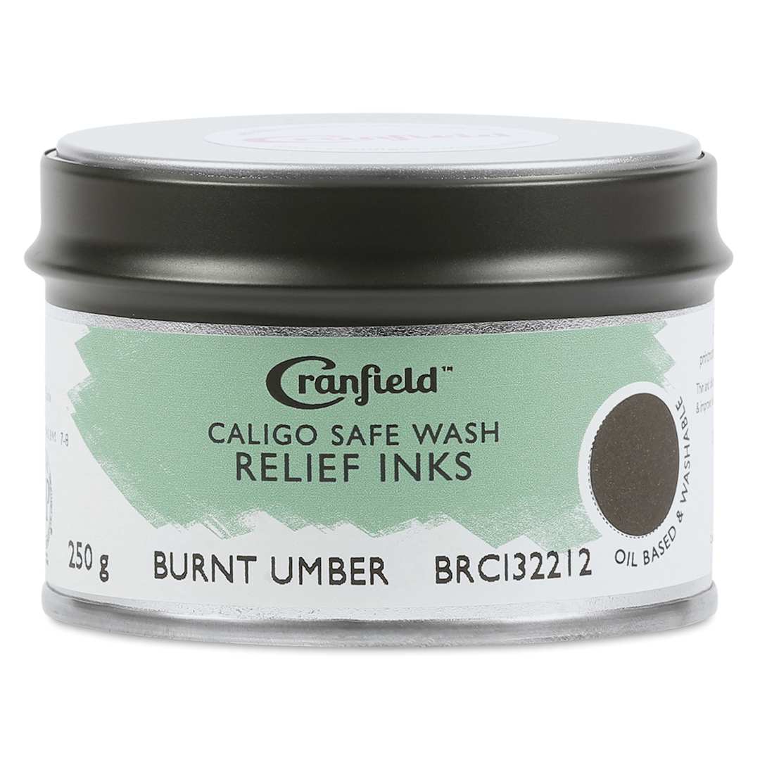 Open in modal - Cranfield Caligo Safe Wash Relief Ink - Burnt Umber, 250 g