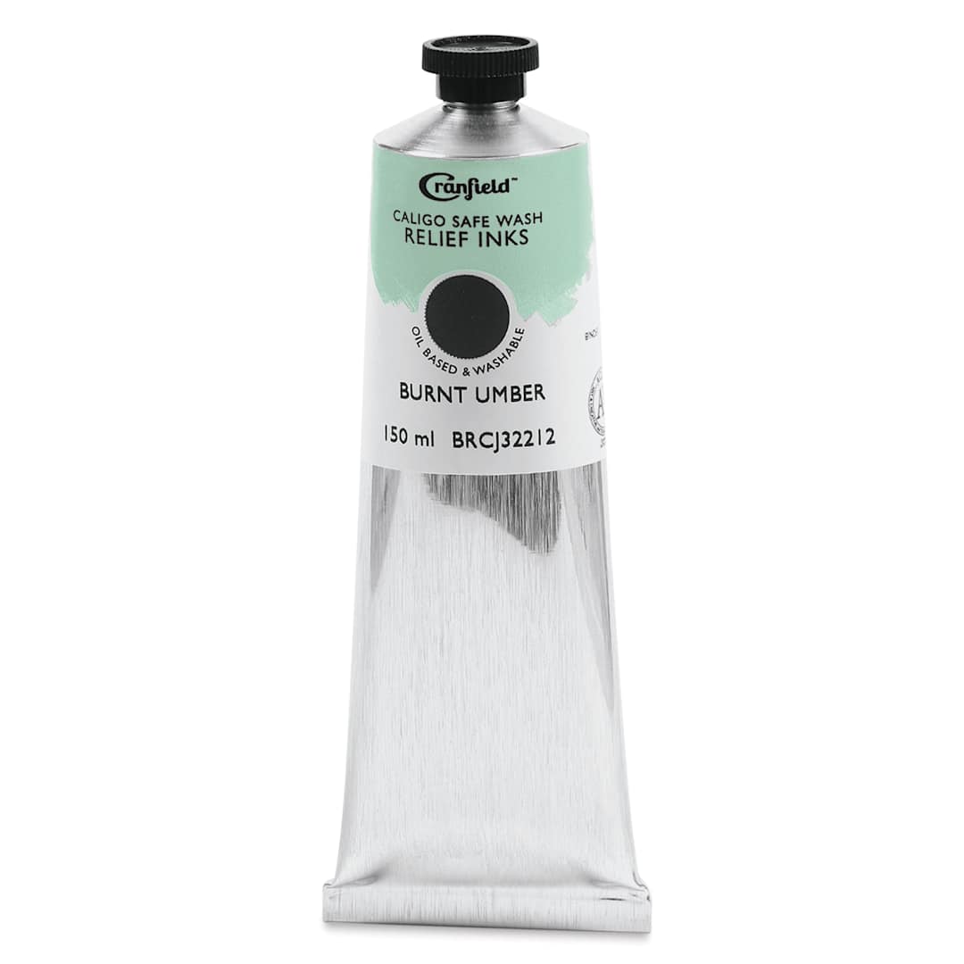 Open in modal - Cranfield Caligo Safe Wash Relief Ink - Burnt Umber, 150 ml
