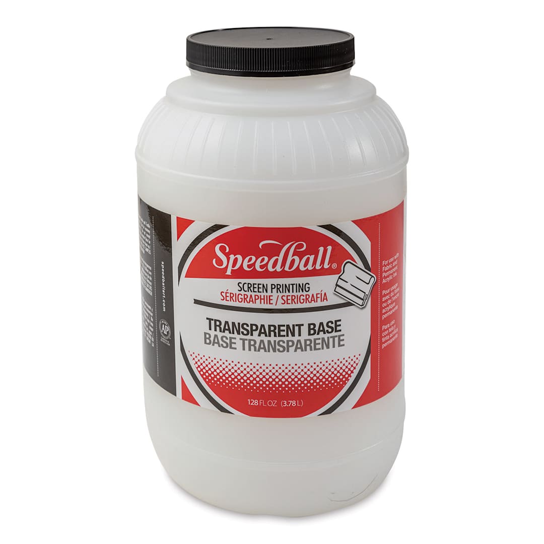 Open in modal - Speedball Fabric and Acrylic Screen Printing Transparent Base - Gallon