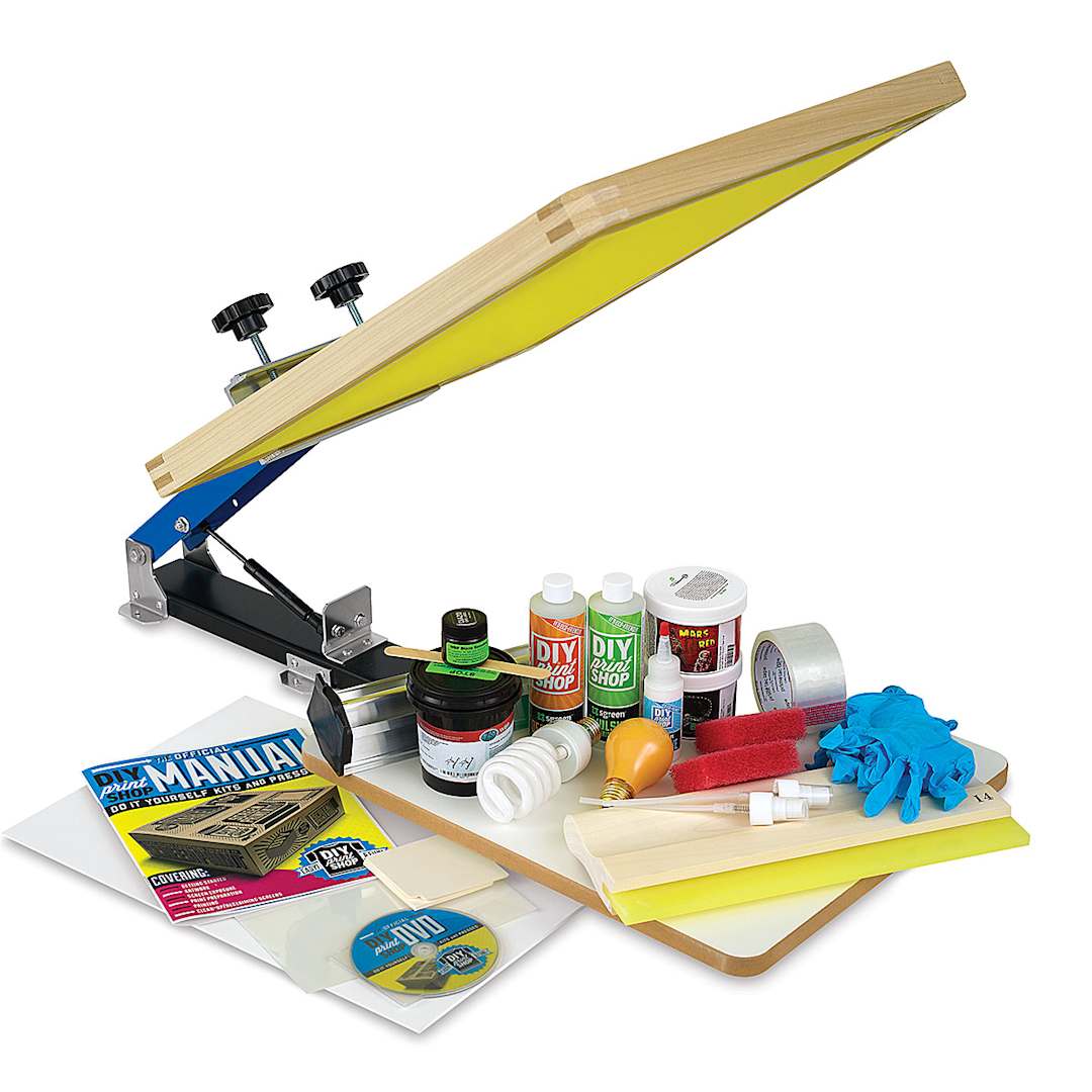 Open in modal - DIY Print Shop Awesome GIG Poster Screen Printing Kit