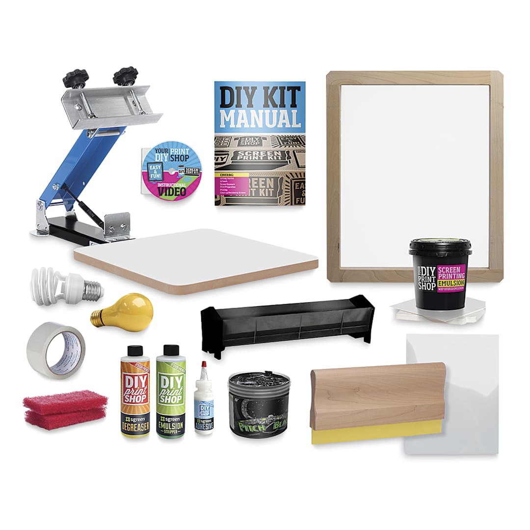 Open in modal - DIY Print Shop Screen Printing Kit - T-Shirt Kit