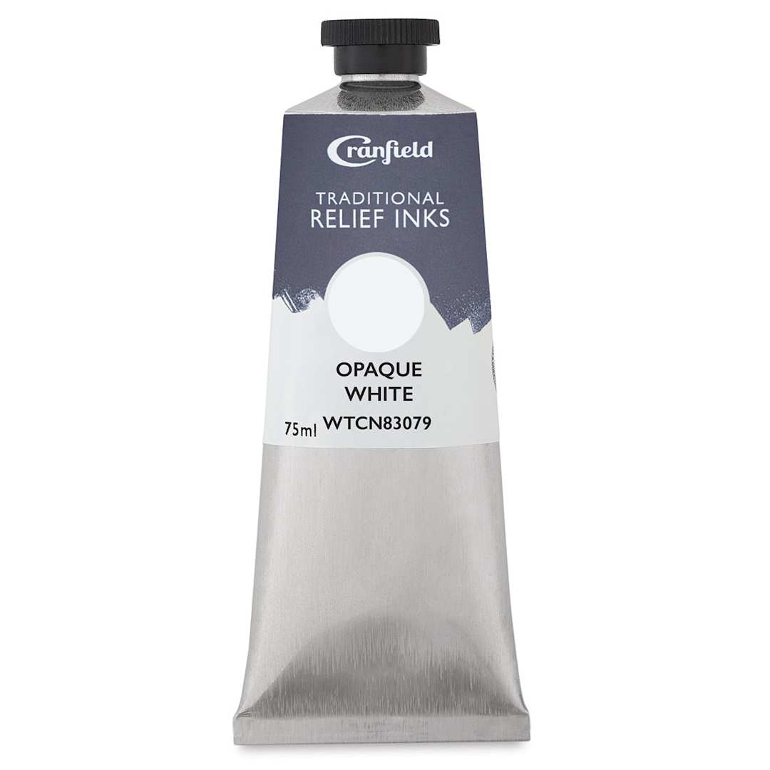 Open in modal - Cranfield Traditional Relief Ink - Opaque White, 75 ml