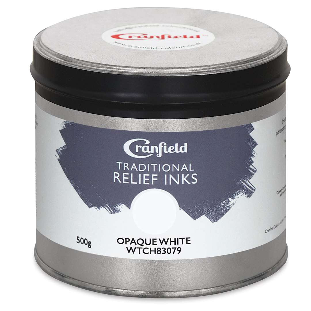 Open in modal - Cranfield Traditional Relief Ink - Opaque White, 500 g - front