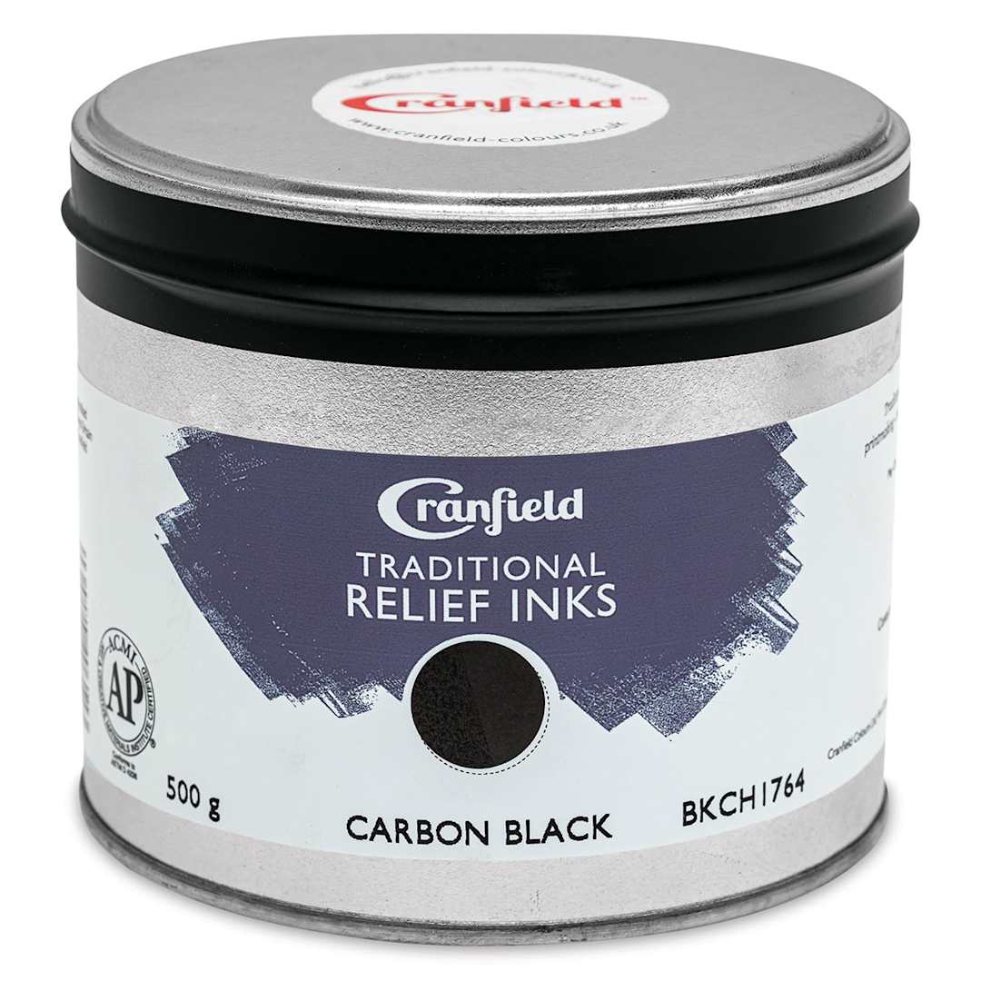 Open in modal - Cranfield Traditional Relief Ink - Carbon Black, 500 g - front
