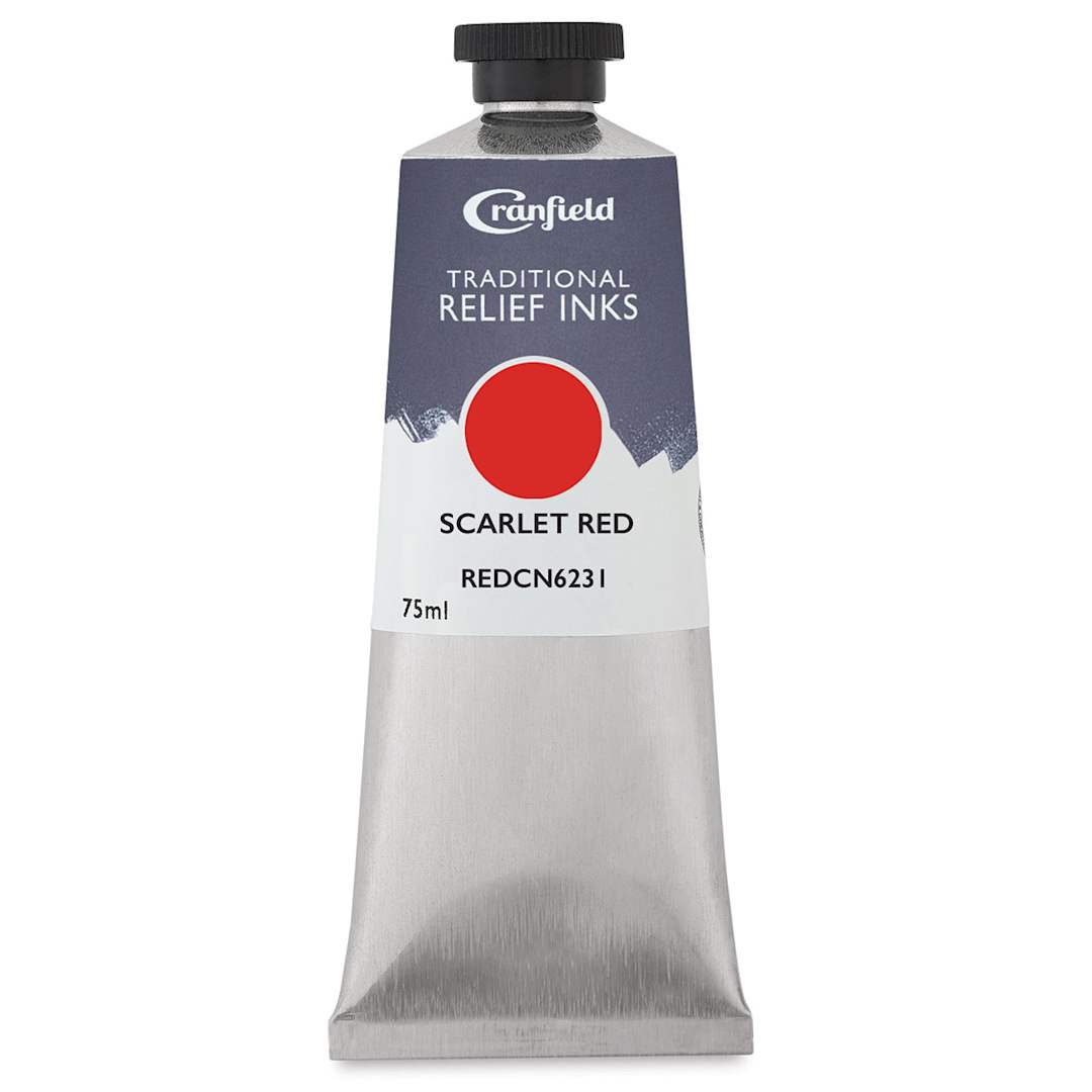 Open in modal - Cranfield Traditional Relief Ink - Scarlet Red, 75 ml