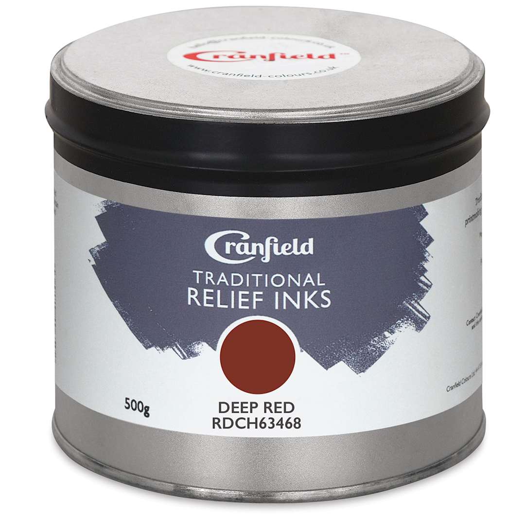 Open in modal - Cranfield Traditional Relief Ink - Deep Red, 500 g