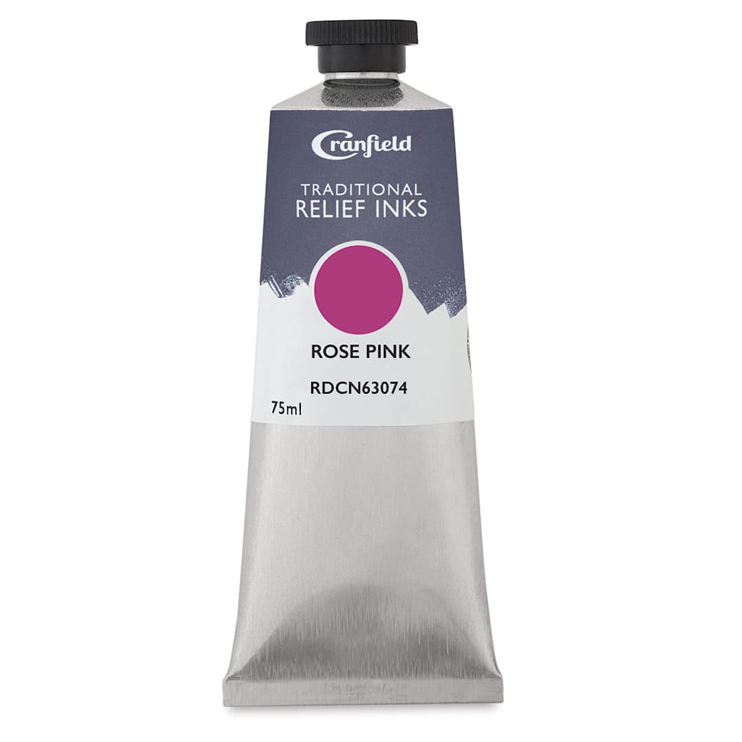Open in modal - Cranfield Traditional Relief Ink - Rose Pink, 75 ml - front
