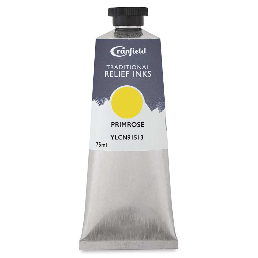 Open in modal - Cranfield Traditional Relief Ink - Primrose Yellow, 75 ml - front