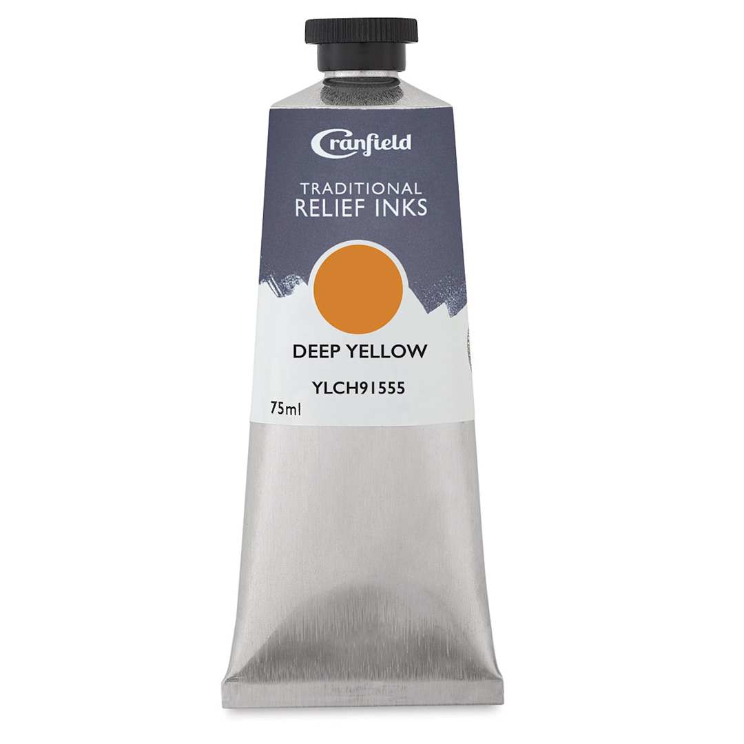 Open in modal - Cranfield Traditional Relief Ink - Deep Yellow, 75 ml
