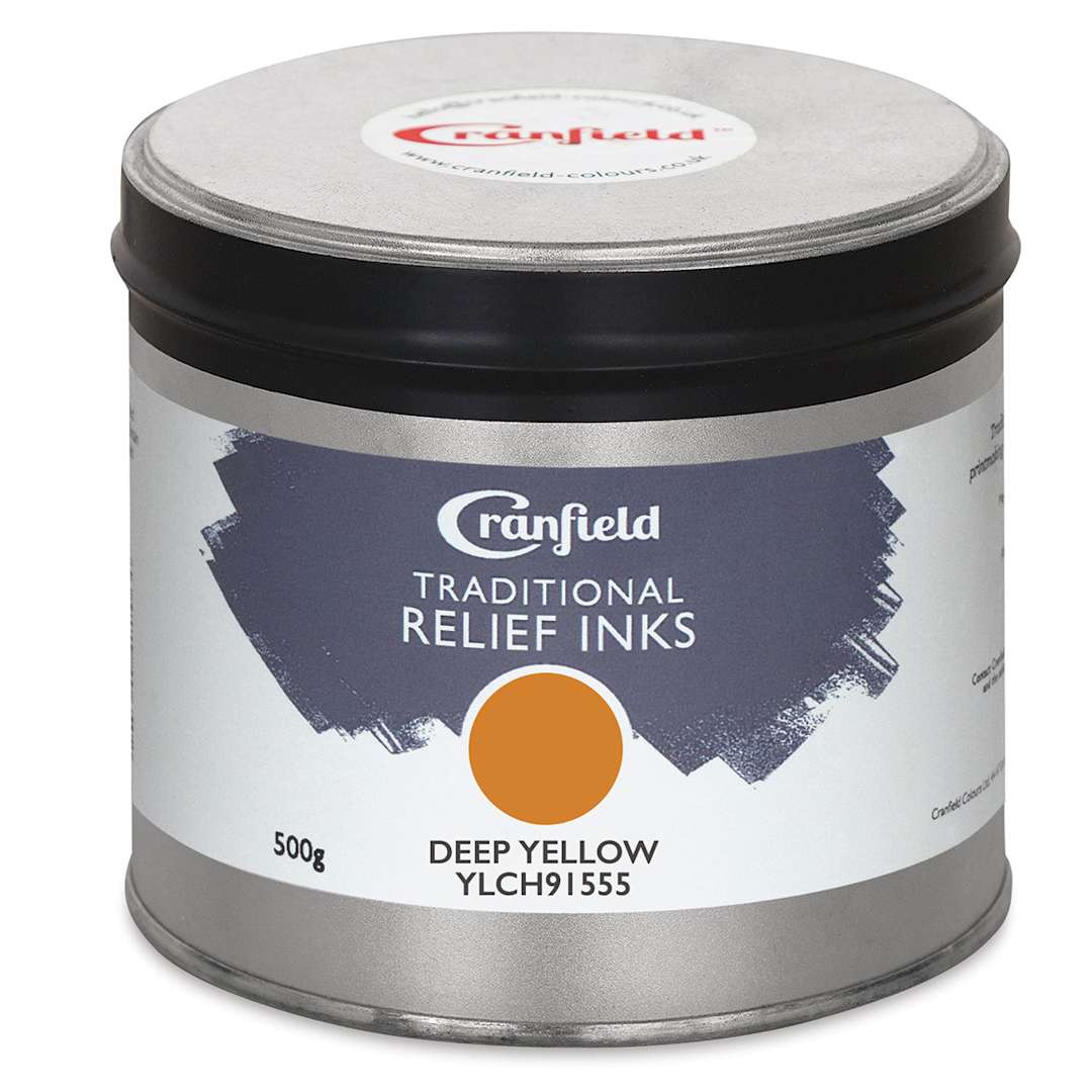 Open in modal - Cranfield Traditional Relief Ink - Deep Yellow, 500 g