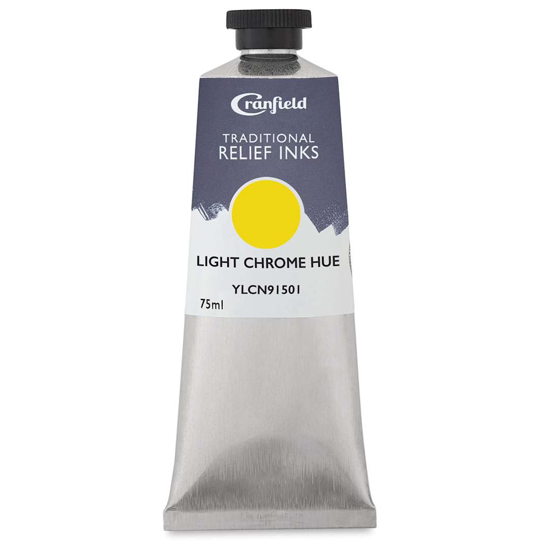 Open in modal - Cranfield Traditional Relief Ink - Light Chrome Yellow, 75 ml