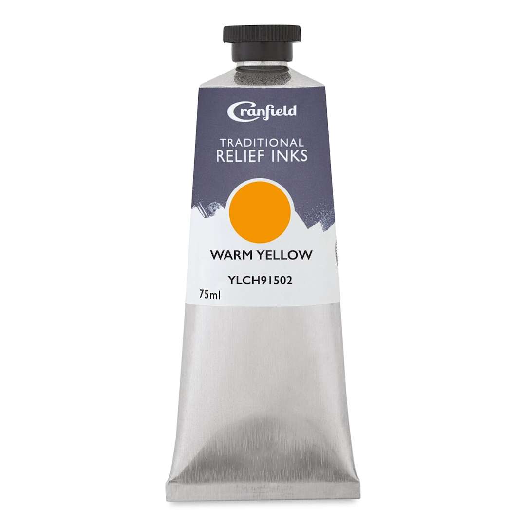 Open in modal - Cranfield Traditional Relief Ink - Warm Yellow, 75 ml