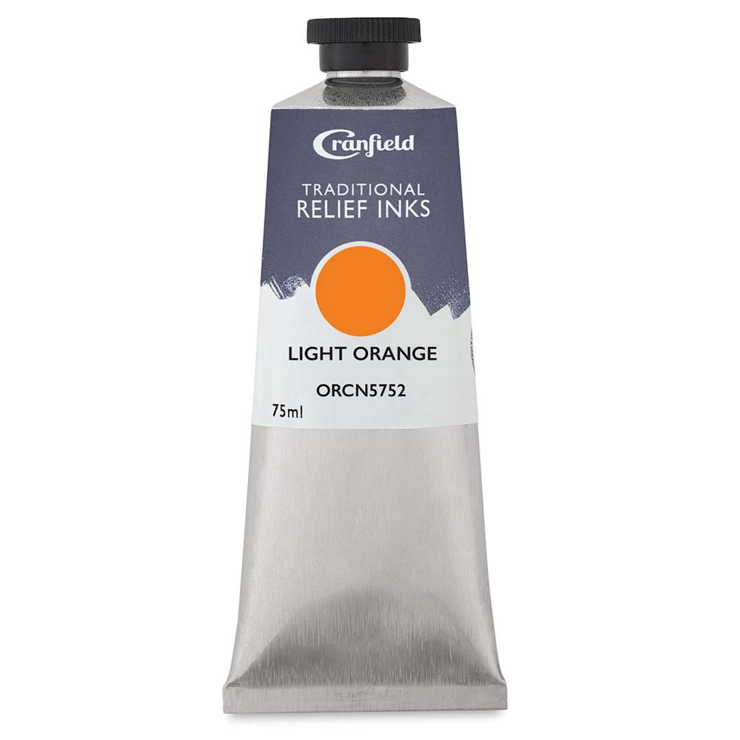 Open in modal - Cranfield Traditional Relief Ink - Light Orange, 75 ml