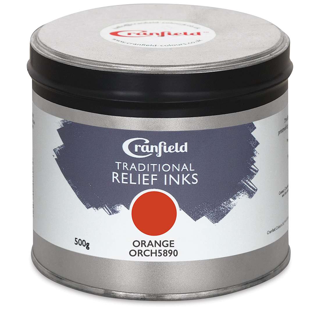Open in modal - Cranfield Traditional Relief Ink - Orange, 500 g