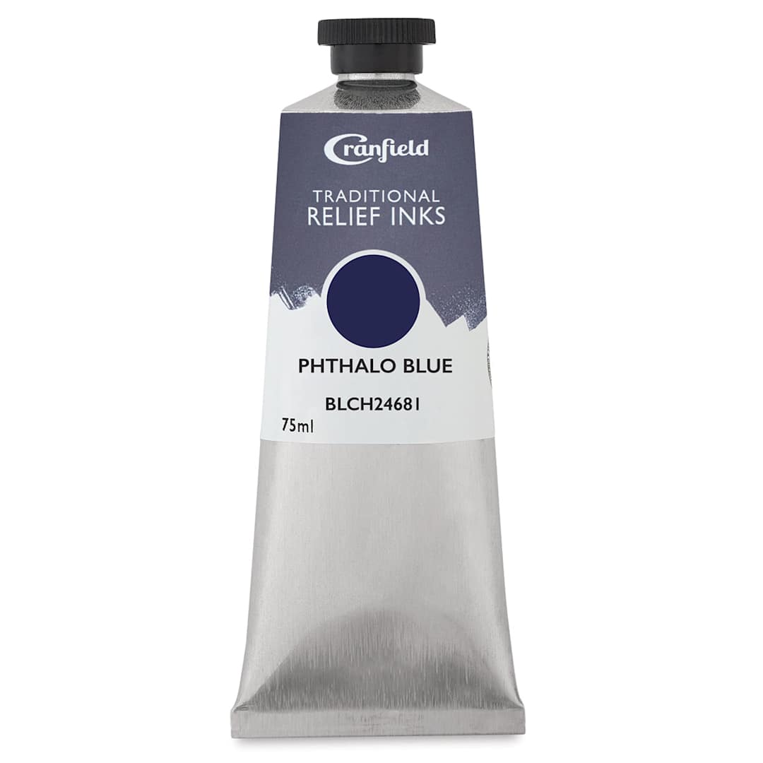 Open in modal - Cranfield Traditional Relief Ink - Phthalo Blue, 75 ml