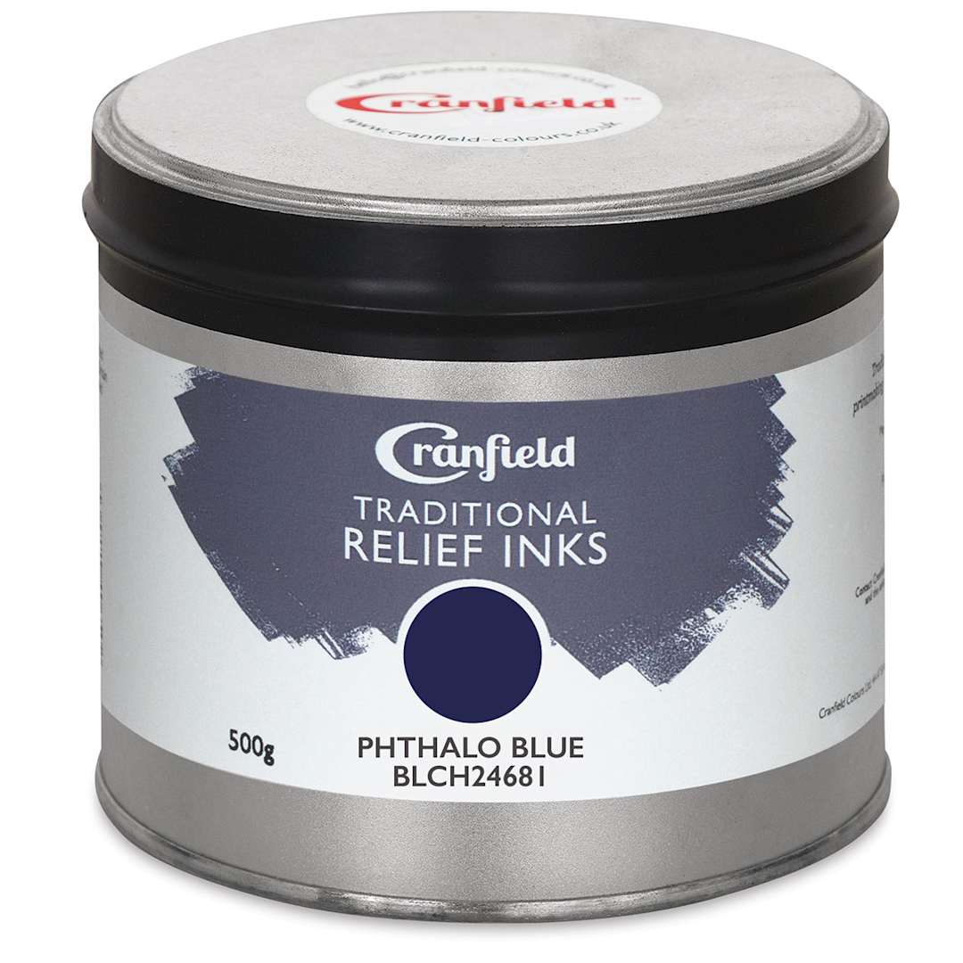 Open in modal - Cranfield Traditional Relief Ink - Phthalo Blue, 500 g