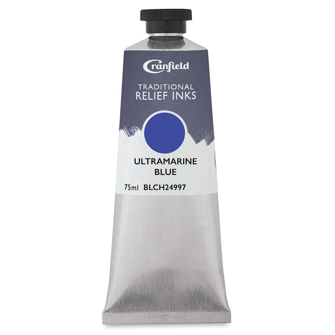 Open in modal - Cranfield Traditional Relief Ink - Ultramarine Blue, 75 ml
