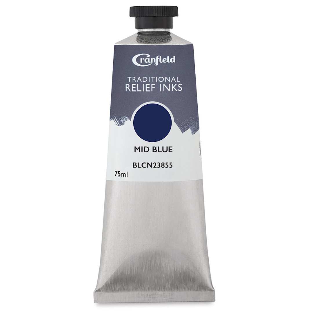 Open in modal - Cranfield Traditional Relief Ink - Mid Blue, 75 ml