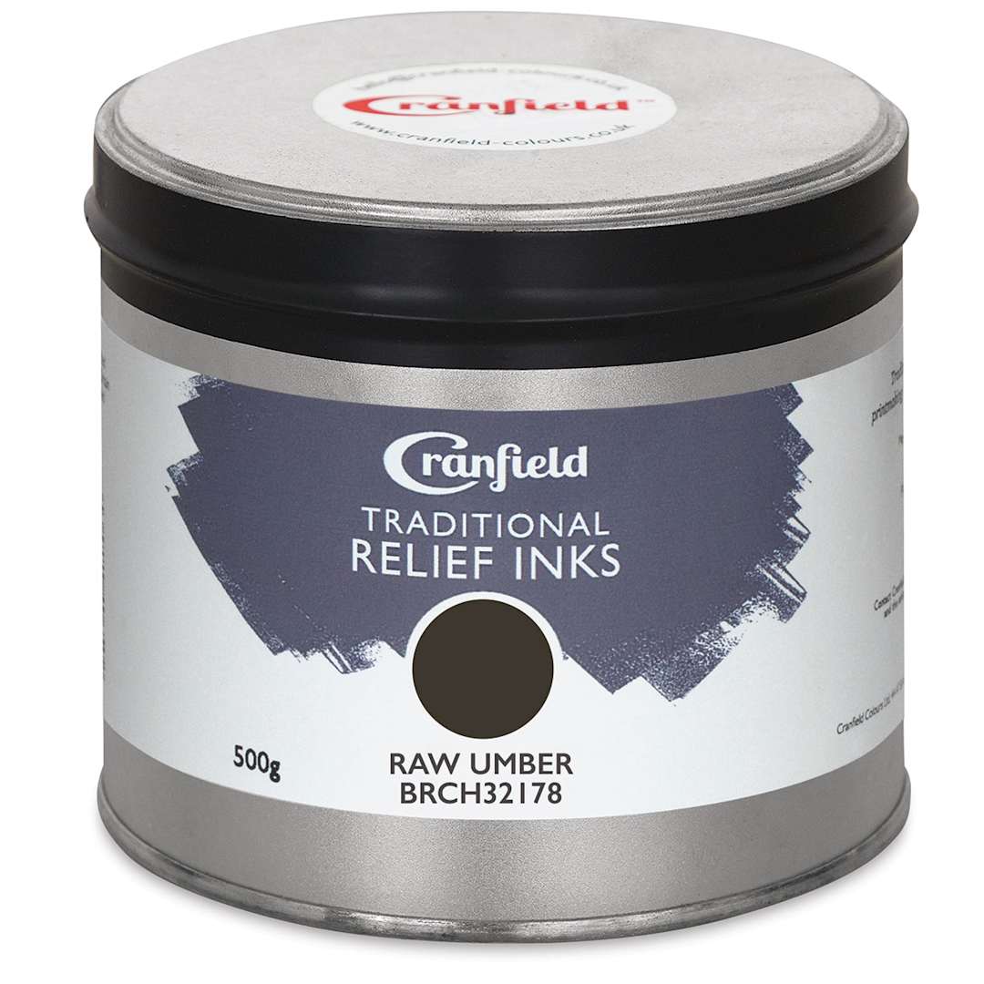 Open in modal - Cranfield Traditional Relief Ink - Raw Umber, 500 g