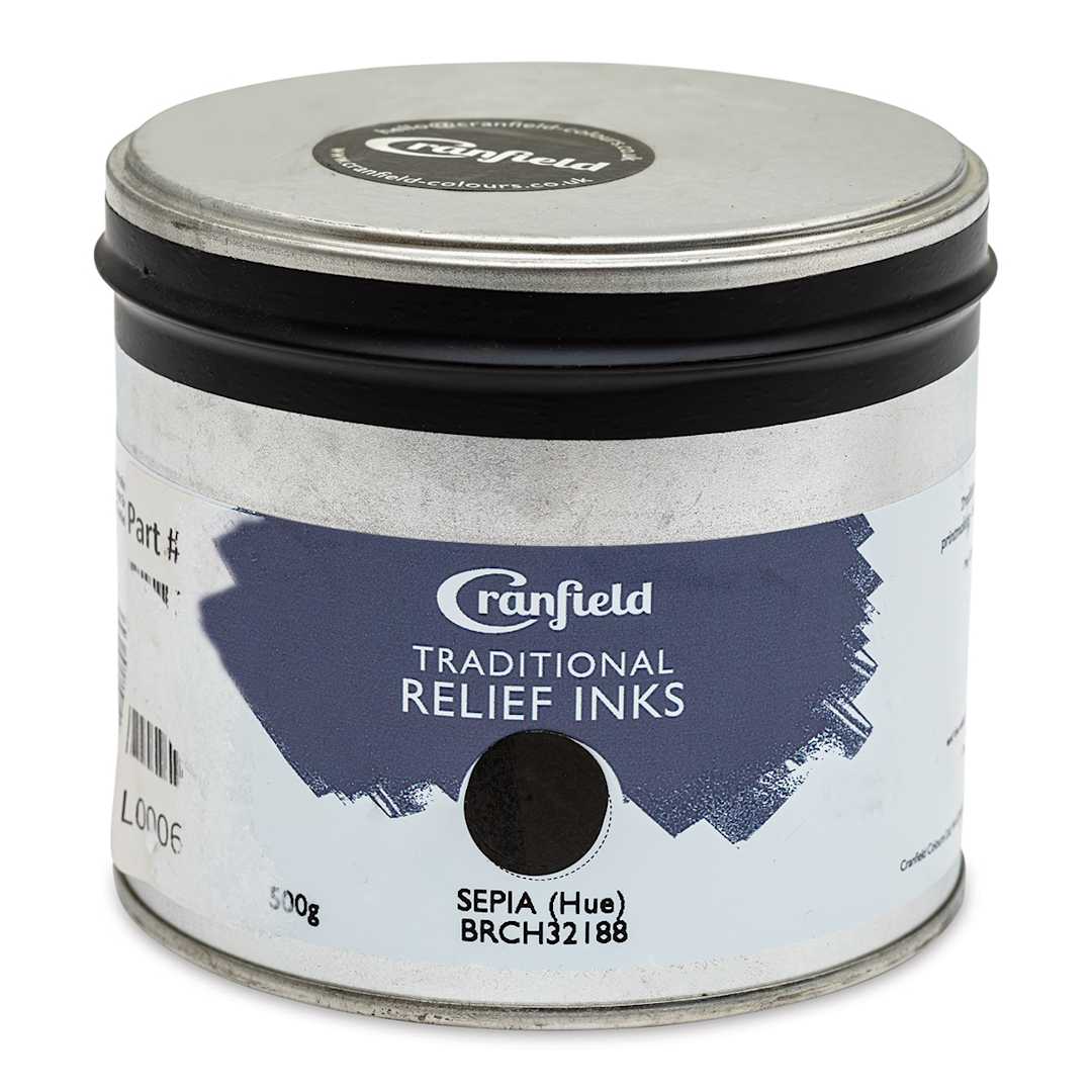 Open in modal - Cranfield Traditional Relief Ink - Sepia, 500 g - front