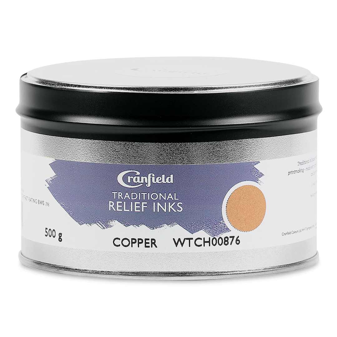 Open in modal - Cranfield Traditional Relief Ink - Copper, 500 g, Jar